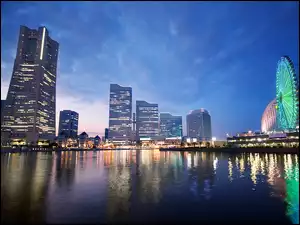 Japonia, Drapacze chmur, Yokohama, Azja