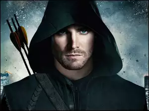 Zielona strzała, Kaptur, Arrow, Serial, Oliver Queen - Stephen Amell