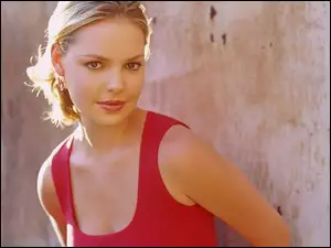 Katherine Heigl, czerwona Sukienka