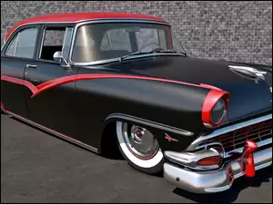 Zabytkowy samochód marki Ford Fairlane rocznik 1956