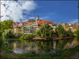 Tubingen–miasto w południowo-zachodnich Niemczech w kraju związkowym Badenia-Wirtembergia