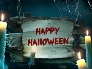 Napis, Halloween, Swiece