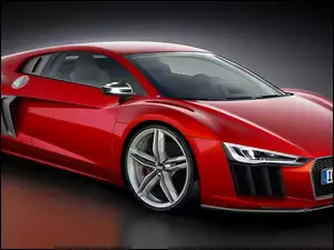 R8, Czerwone, Audi