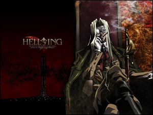 Okulary, Hellsing, Fajka