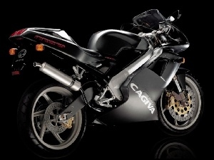 Cagiva Mito 125, czarny