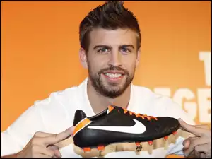 Piłka, FC, Gerard, Barcelona, Pique, Nożna
