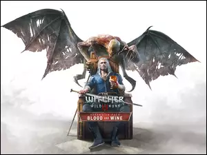 Geralt z Rivii, Wiedźmin 3 Dziki Gon, 
Krew i Wino, The Witcher 3: Wild Hunt, Potwór