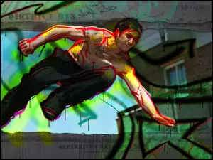 mężczyzna, District B13, parkour