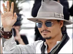 Kapelusz, Mężczyzna, Johnny Depp, Aktor, Okulary