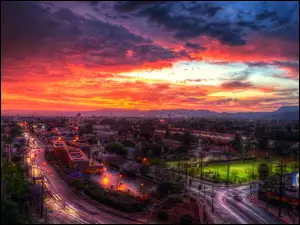 HDR, Los Angeles, Noc, USA, Droga
