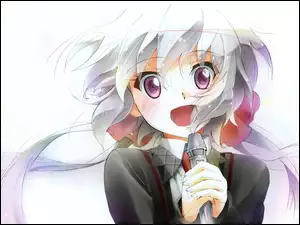 Dziewczyna, Anime, Mikrofon, Manga