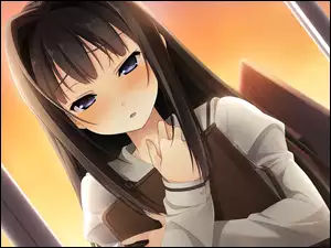 Dziewczyna, Anime, Teczka, Manga