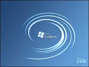 flaga, kręgi, grafika, woda, Longhorn