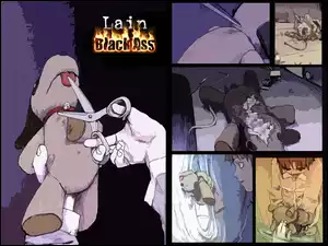 nożyczki, Serial Experiments Lain, pluszak