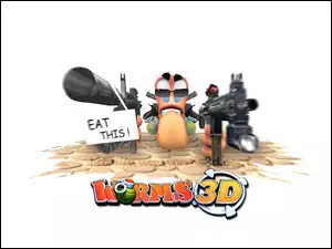 okulary, 3D, Broń