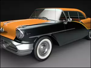 Zabytkowy samochód Oldsmobile 88 Coupe z roku 1957