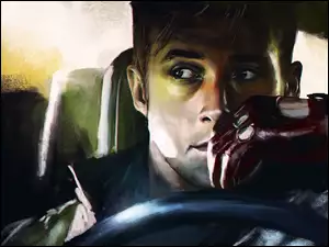Grafika, Drive, Ryan Gosling, Film