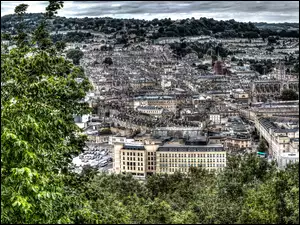 Bath, HDR, Anglia, Wielka Brytania