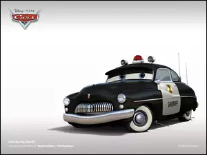 Cars, samochód, policyjny