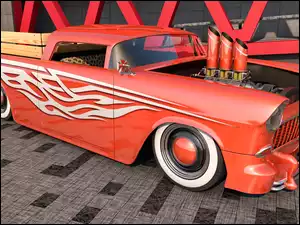 Samochód 1955 Chevrolet Bel Air Nomad Custom Zabytkowy