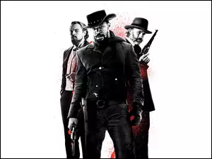 Jamie Foxx, Django Unchained, Leonardo DiCaprio, Western, Christoph Waltz, Pistolet