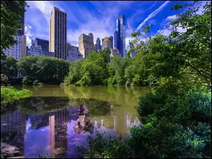 Dzielnica Manhattan w Nowym Jorku