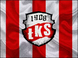 ŁKS Łódź tapeta flaga