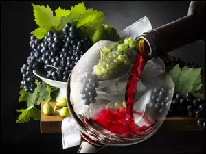 Wino, Winogrona, Kieliszek