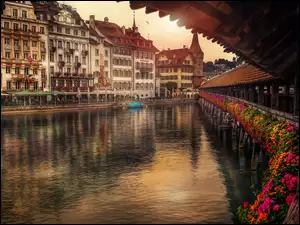 Panorama szwajcarskiej Lucerny