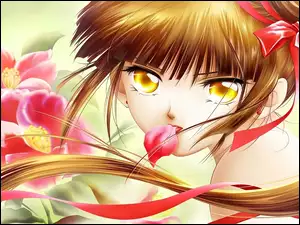 Dziewczynka w manga anime