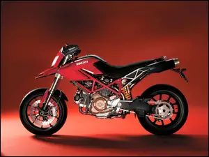 Lusterka, Ducati Hypermotard 1100, Składane