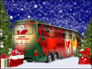 Świąteczny autobus