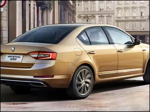 Skoda Octavia na ulicy