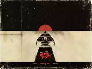 Grindhouse, obrazek, samochód, czaszka