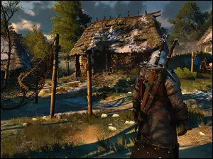 Wojownik w grze Wiedźmin 3 Dziki Hunt