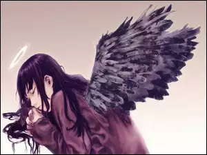 Haibane Renmei, angel, kobieta, osoba