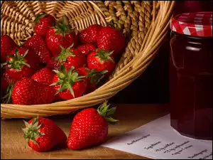 Dżem, Truskawki, Koszyk