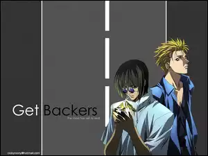 ludzie, Get Backers, napis
