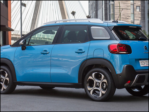 Bok niebieskiego Citroena C3