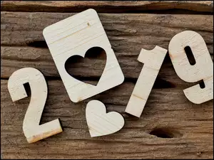 Rok 2019 z drewna