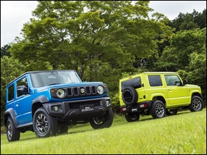 Drzewa, Dwa, Suzuki Jimny, Wzgórze