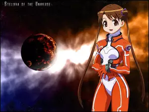 Uchuu No Stellvia, planeta, dziewczyna, kostium