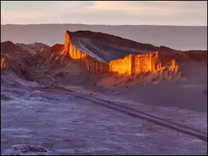 Dolina księżycowa w chilijskim mieście San Pedro de Atacama