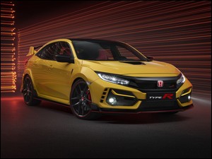 2020, Żółta, Honda Civic Type-R