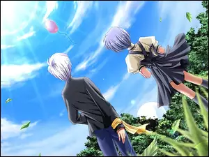 balony, Air, ludzie
