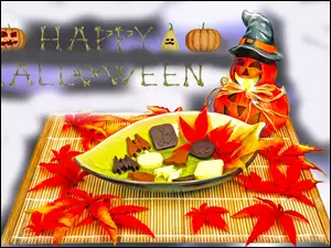 Grafika, Halloween, Kompozycja