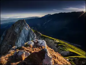 Wschód słońca na Giewoncie