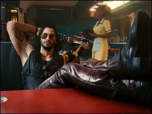 Keanu Reeves z gry Cyberpunk 2077