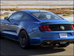 High Performance Package, Niebieski, Ford Mustang
