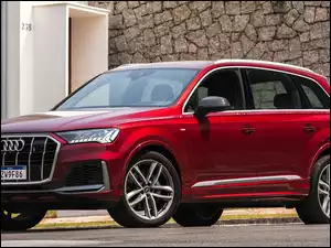 Bok, Czerwone, Audi Q7